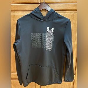 Under Armour Black Graphic Hoodie - Youth XL